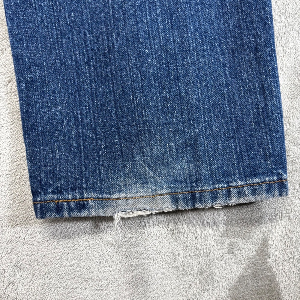 Nautica Jeans Co Straight Leg Mens‎ 36x32 Blue Good Distressed Medium Wash Denim - Picture 6 of 12
